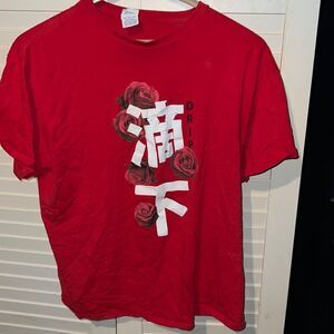 Men’s drip graphic short sleeve shirt size extra large